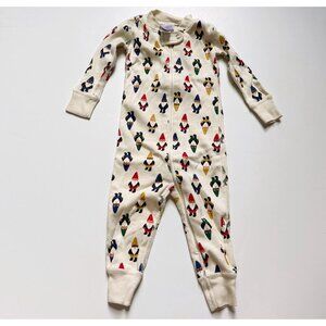 Hanna Andersson Holiday Print Baby Zip Sleeper 6-12 months 70 cm